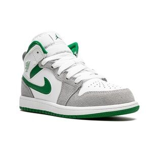 Jordan Preschool Jordan 1 Mid SE PS DC7249 103 Grey/Green